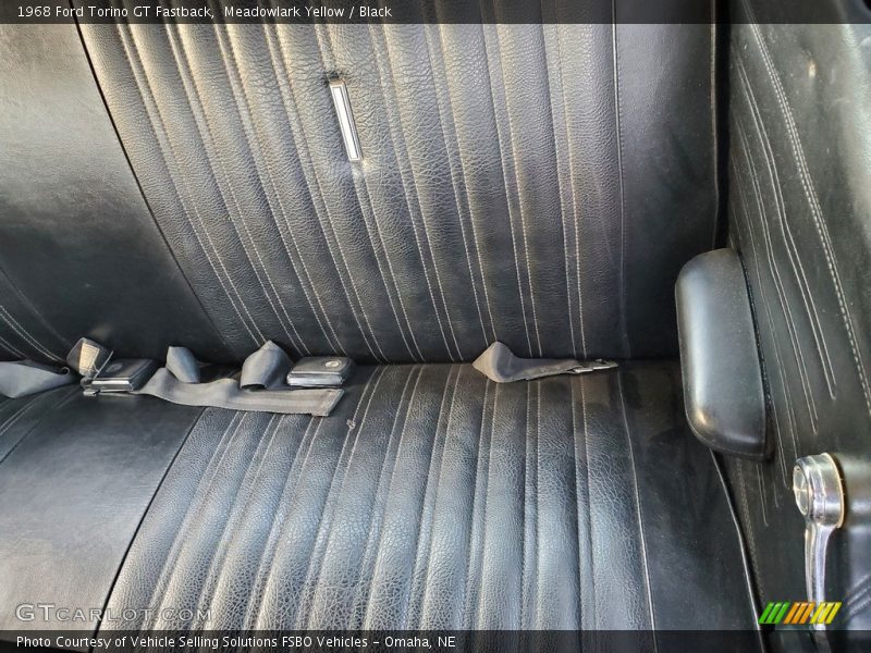 Meadowlark Yellow / Black 1968 Ford Torino GT Fastback