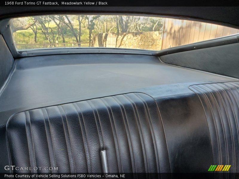 Meadowlark Yellow / Black 1968 Ford Torino GT Fastback