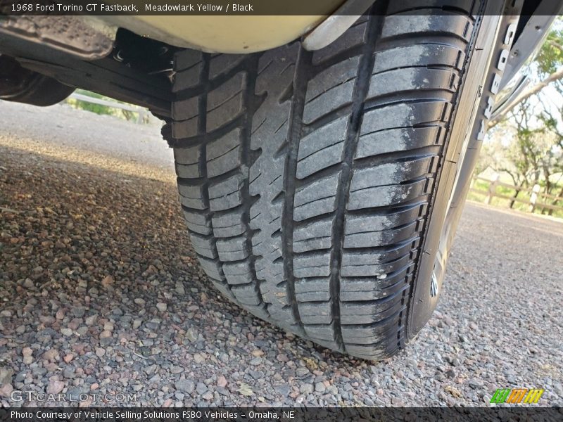 Meadowlark Yellow / Black 1968 Ford Torino GT Fastback