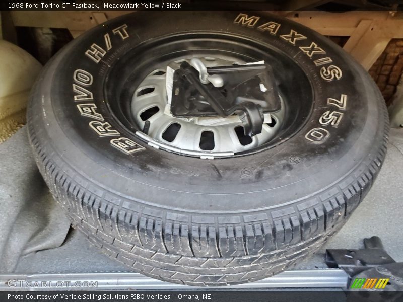 Meadowlark Yellow / Black 1968 Ford Torino GT Fastback
