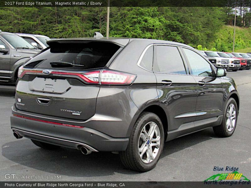 Magnetic Metallic / Ebony 2017 Ford Edge Titanium