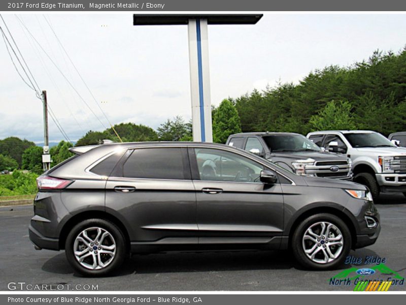 Magnetic Metallic / Ebony 2017 Ford Edge Titanium