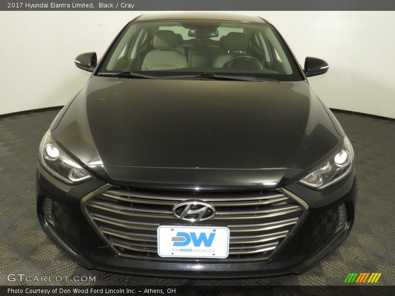 Black / Gray 2017 Hyundai Elantra Limited