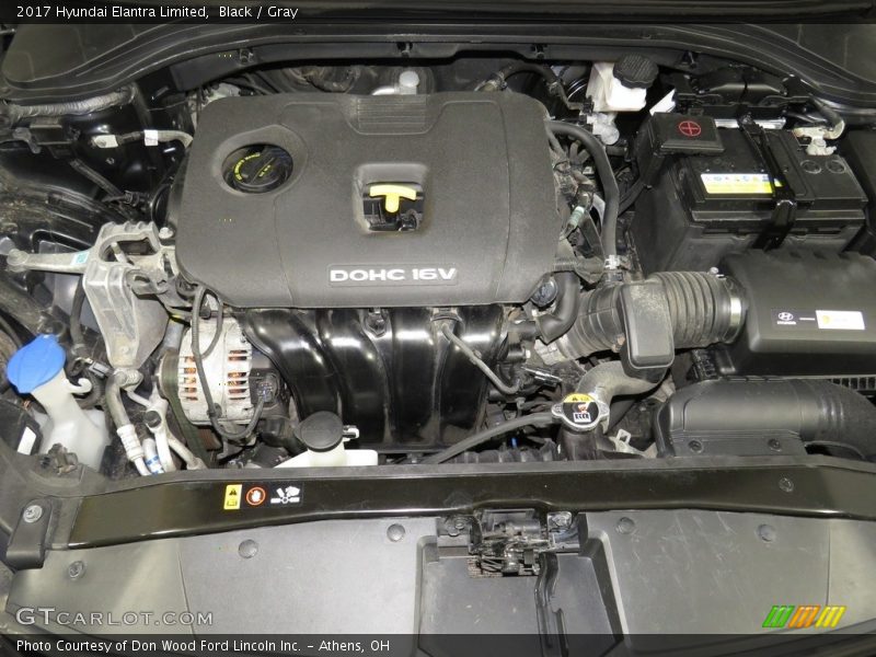 Black / Gray 2017 Hyundai Elantra Limited