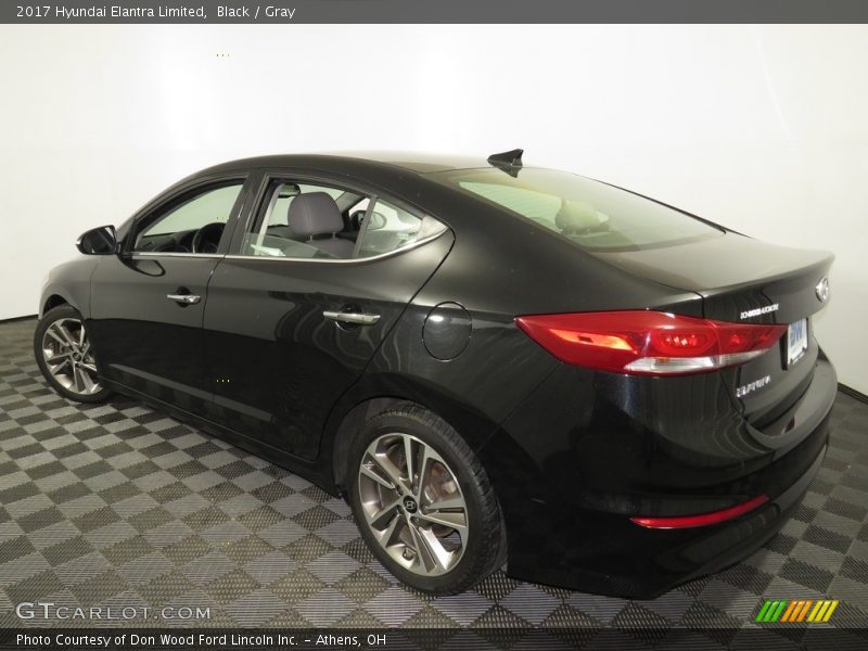 Black / Gray 2017 Hyundai Elantra Limited