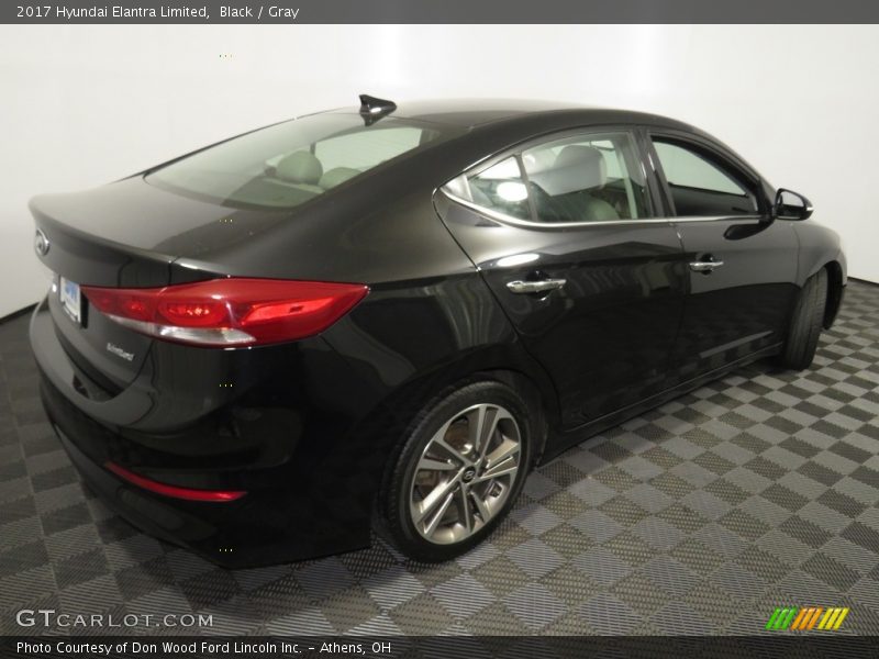 Black / Gray 2017 Hyundai Elantra Limited