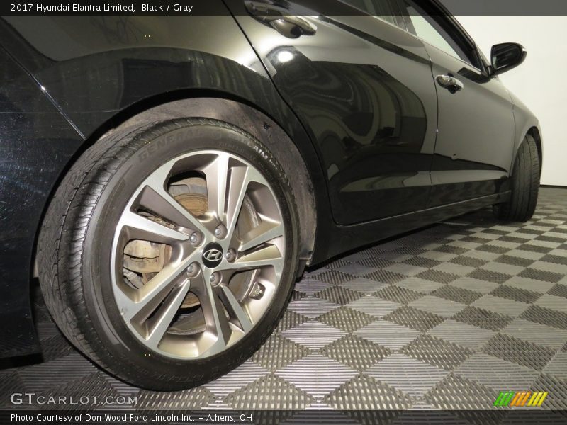 Black / Gray 2017 Hyundai Elantra Limited