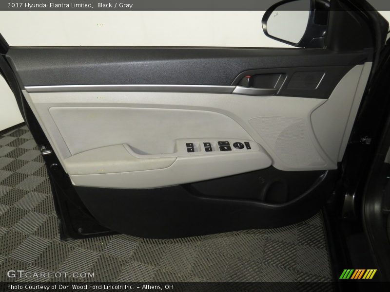 Black / Gray 2017 Hyundai Elantra Limited