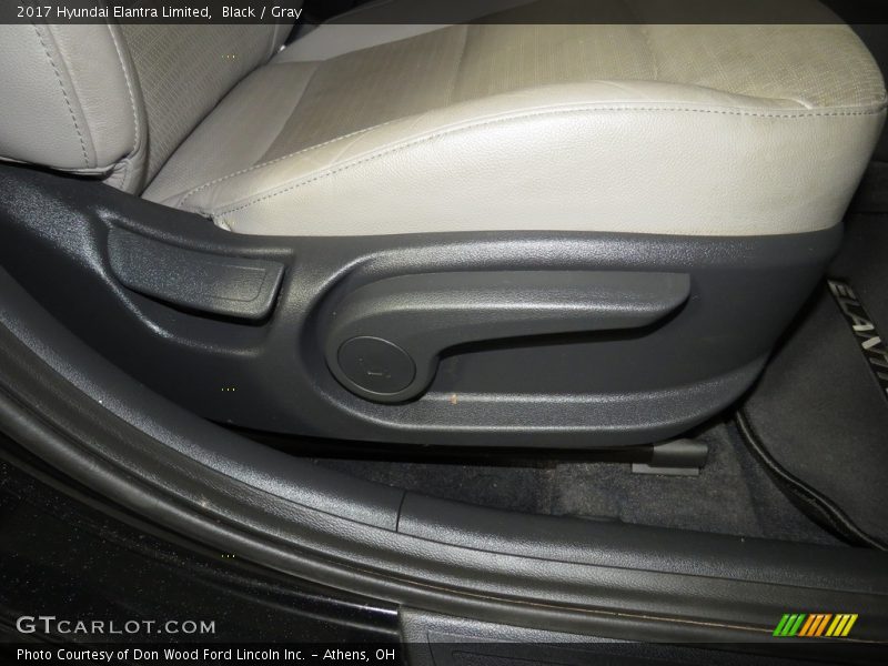 Black / Gray 2017 Hyundai Elantra Limited