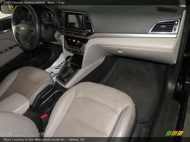 Black / Gray 2017 Hyundai Elantra Limited