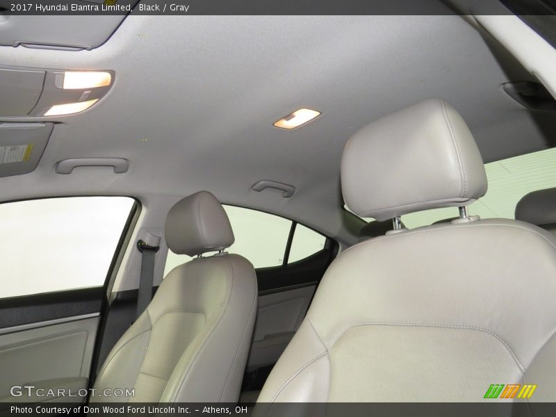 Black / Gray 2017 Hyundai Elantra Limited