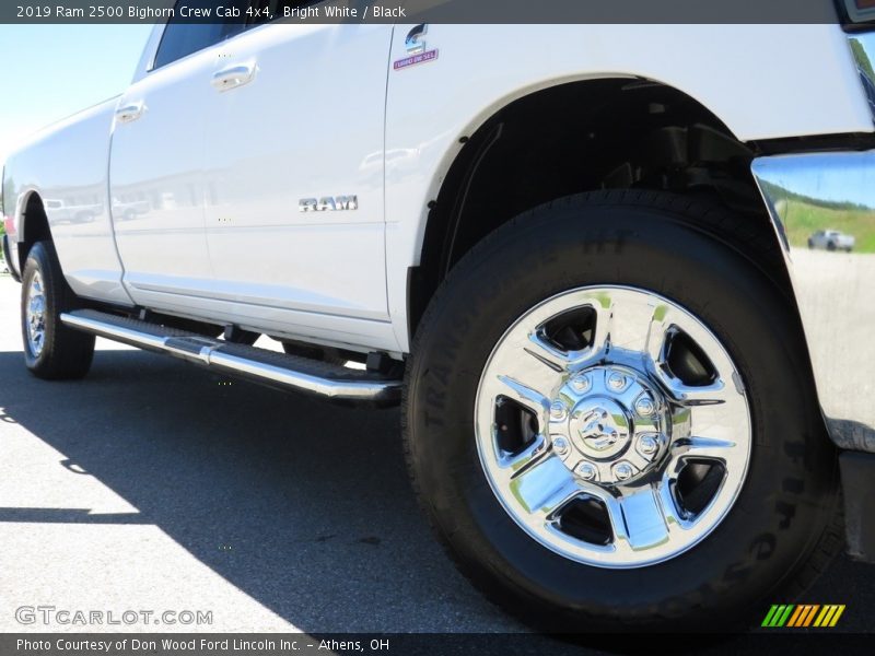 Bright White / Black 2019 Ram 2500 Bighorn Crew Cab 4x4