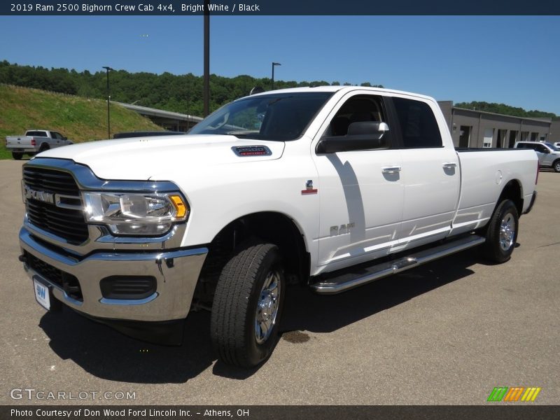 Bright White / Black 2019 Ram 2500 Bighorn Crew Cab 4x4