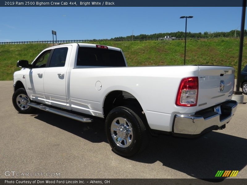 Bright White / Black 2019 Ram 2500 Bighorn Crew Cab 4x4