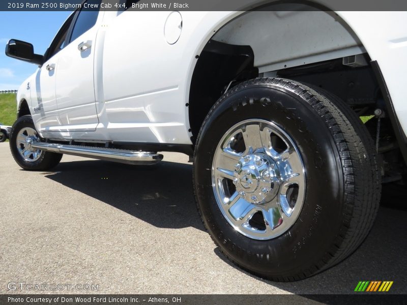 Bright White / Black 2019 Ram 2500 Bighorn Crew Cab 4x4