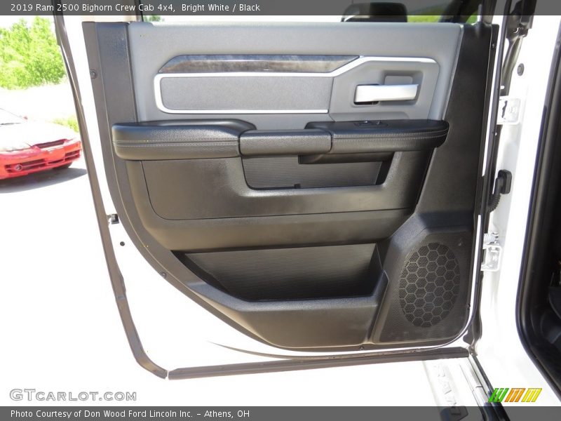 Bright White / Black 2019 Ram 2500 Bighorn Crew Cab 4x4