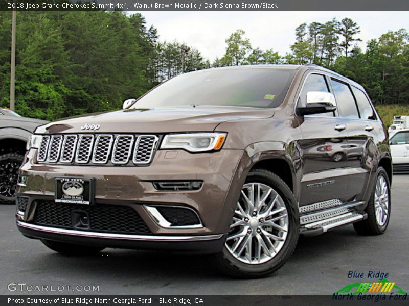 Walnut Brown Metallic / Dark Sienna Brown/Black 2018 Jeep Grand Cherokee Summit 4x4