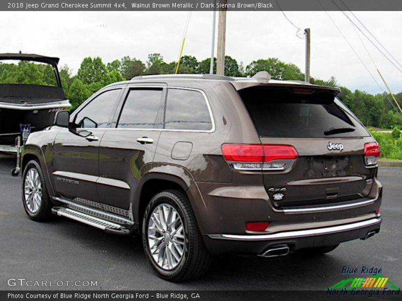 Walnut Brown Metallic / Dark Sienna Brown/Black 2018 Jeep Grand Cherokee Summit 4x4