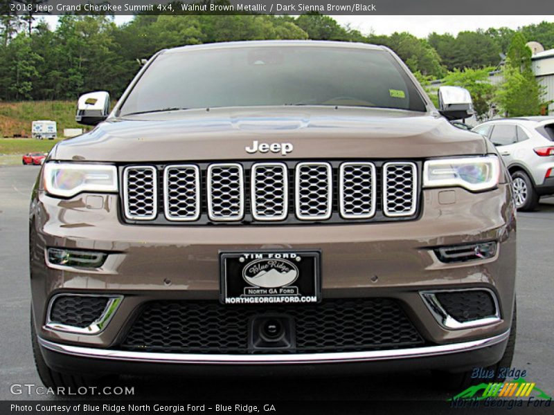 Walnut Brown Metallic / Dark Sienna Brown/Black 2018 Jeep Grand Cherokee Summit 4x4