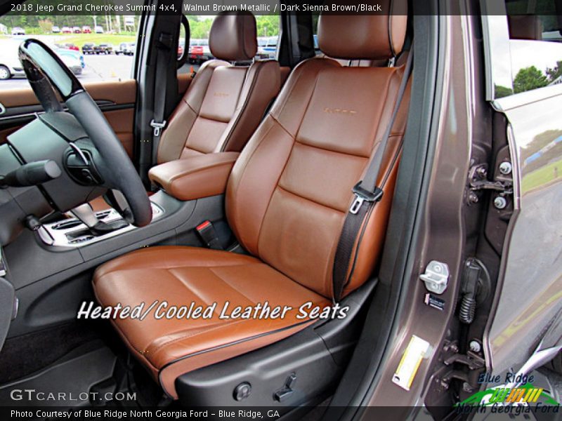 Walnut Brown Metallic / Dark Sienna Brown/Black 2018 Jeep Grand Cherokee Summit 4x4