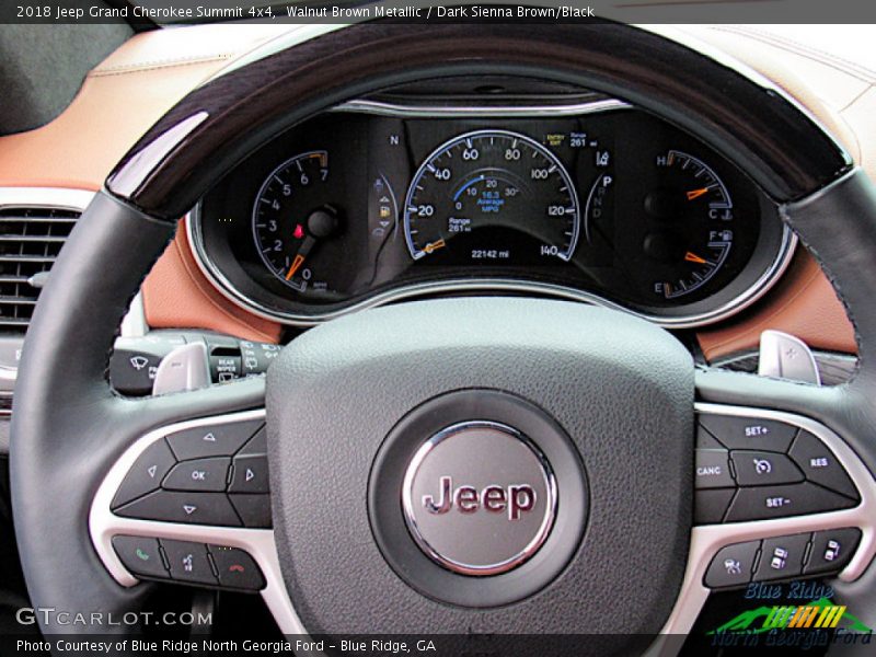 Walnut Brown Metallic / Dark Sienna Brown/Black 2018 Jeep Grand Cherokee Summit 4x4