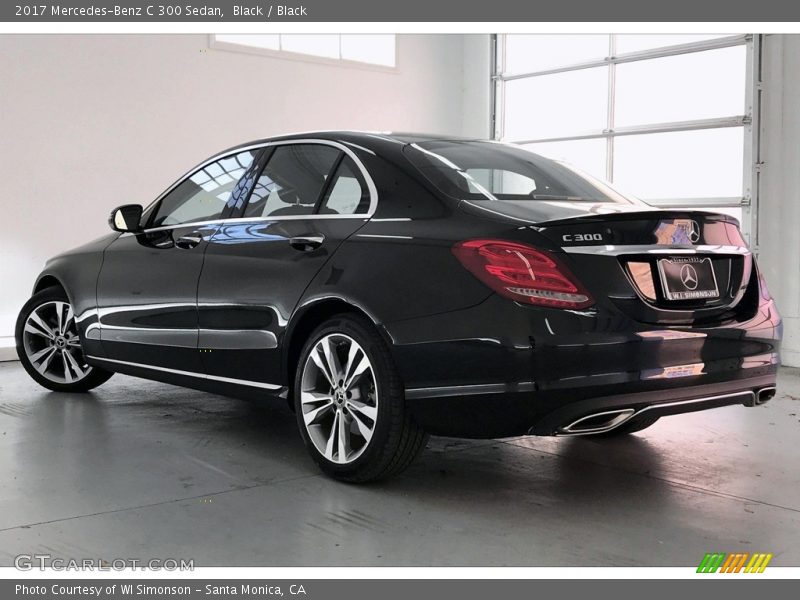 Black / Black 2017 Mercedes-Benz C 300 Sedan