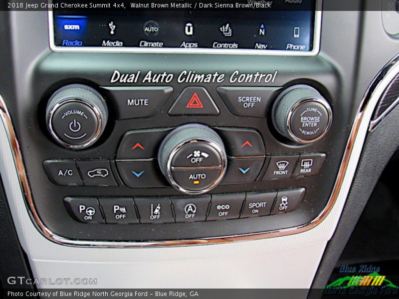 Walnut Brown Metallic / Dark Sienna Brown/Black 2018 Jeep Grand Cherokee Summit 4x4