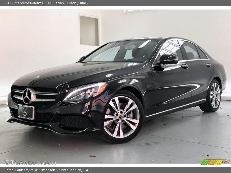 Black / Black 2017 Mercedes-Benz C 300 Sedan