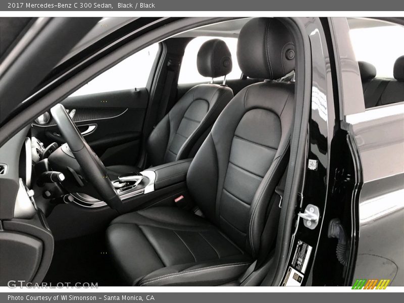 Black / Black 2017 Mercedes-Benz C 300 Sedan
