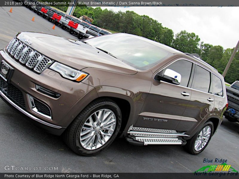 Walnut Brown Metallic / Dark Sienna Brown/Black 2018 Jeep Grand Cherokee Summit 4x4