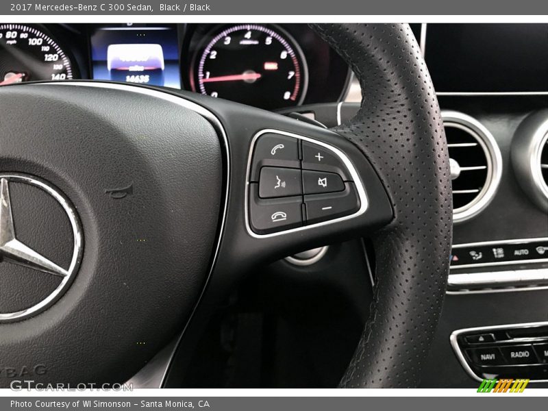 Black / Black 2017 Mercedes-Benz C 300 Sedan