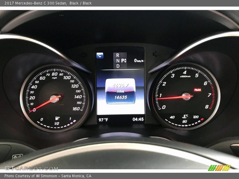 Black / Black 2017 Mercedes-Benz C 300 Sedan