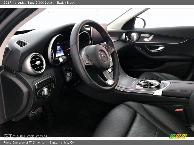 Black / Black 2017 Mercedes-Benz C 300 Sedan