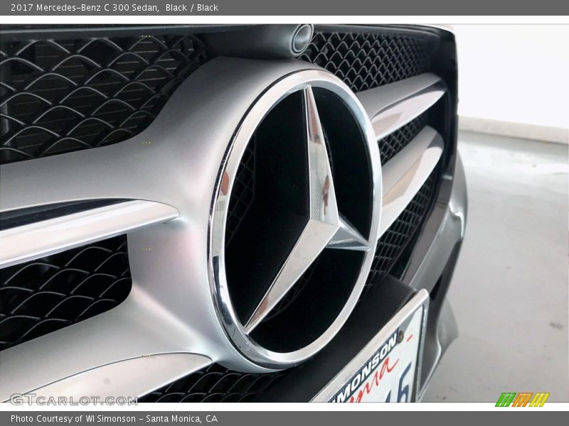 Black / Black 2017 Mercedes-Benz C 300 Sedan