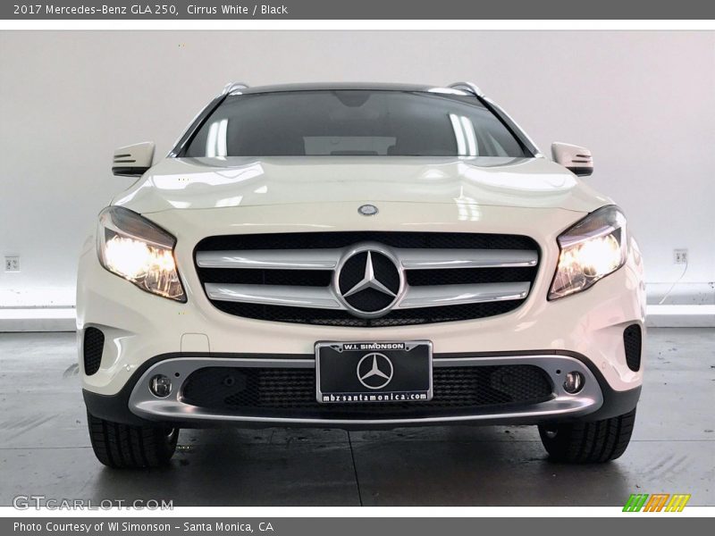 Cirrus White / Black 2017 Mercedes-Benz GLA 250