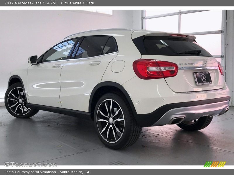 Cirrus White / Black 2017 Mercedes-Benz GLA 250
