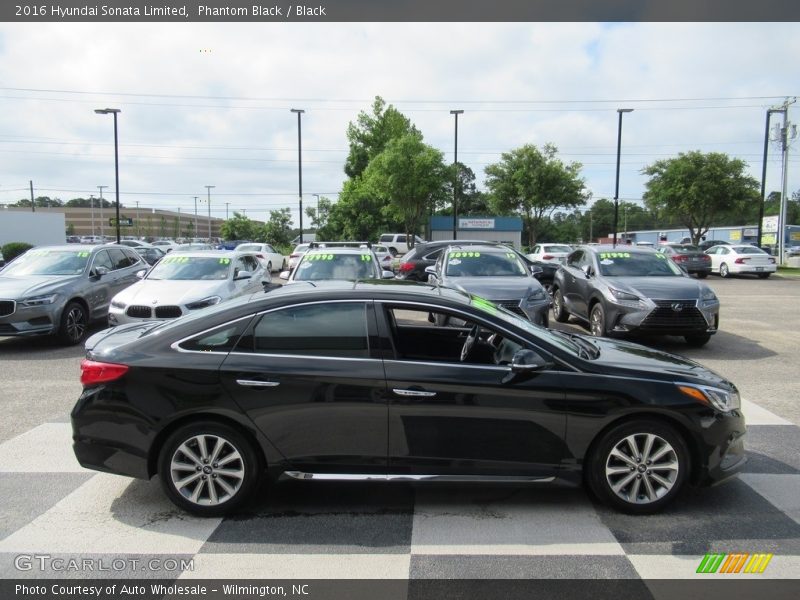 Phantom Black / Black 2016 Hyundai Sonata Limited