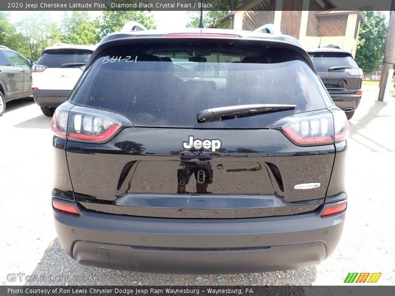 Diamond Black Crystal Pearl / Black 2020 Jeep Cherokee Latitude Plus