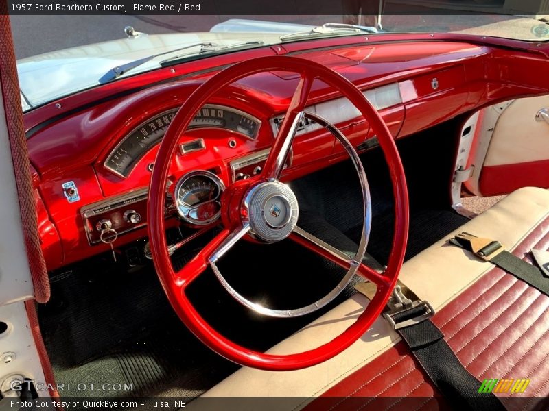  1957 Ranchero Custom Red Interior