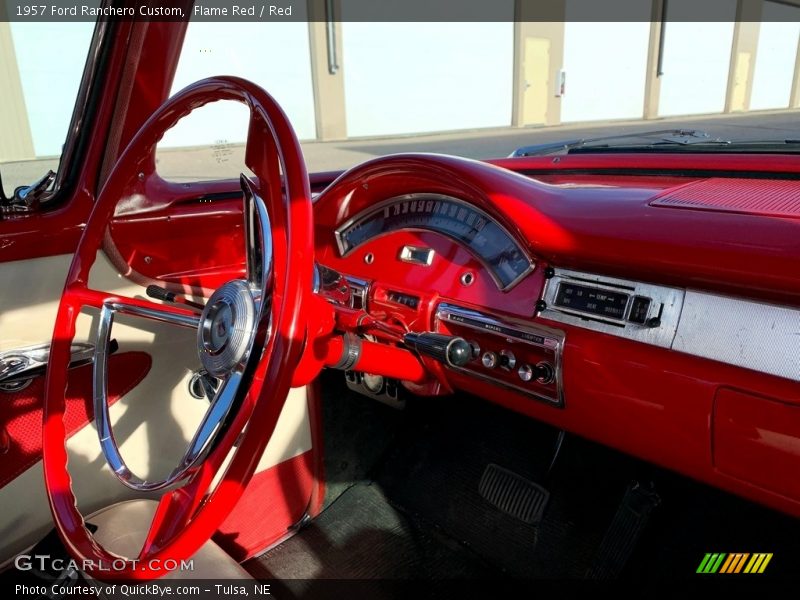 Dashboard of 1957 Ranchero Custom