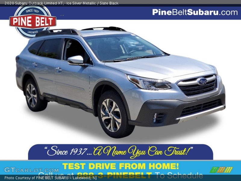 Ice Silver Metallic / Slate Black 2020 Subaru Outback Limited XT