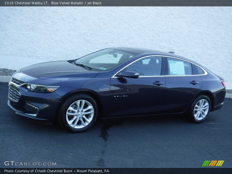 Blue Velvet Metallic / Jet Black 2016 Chevrolet Malibu LT