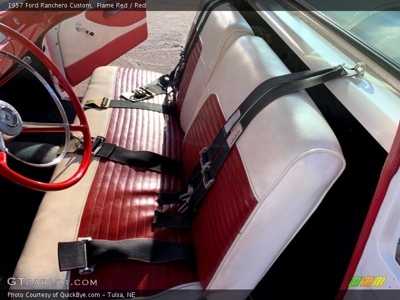 Front Seat of 1957 Ranchero Custom