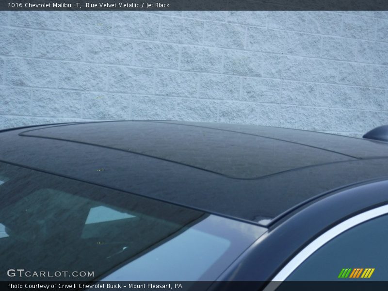 Blue Velvet Metallic / Jet Black 2016 Chevrolet Malibu LT
