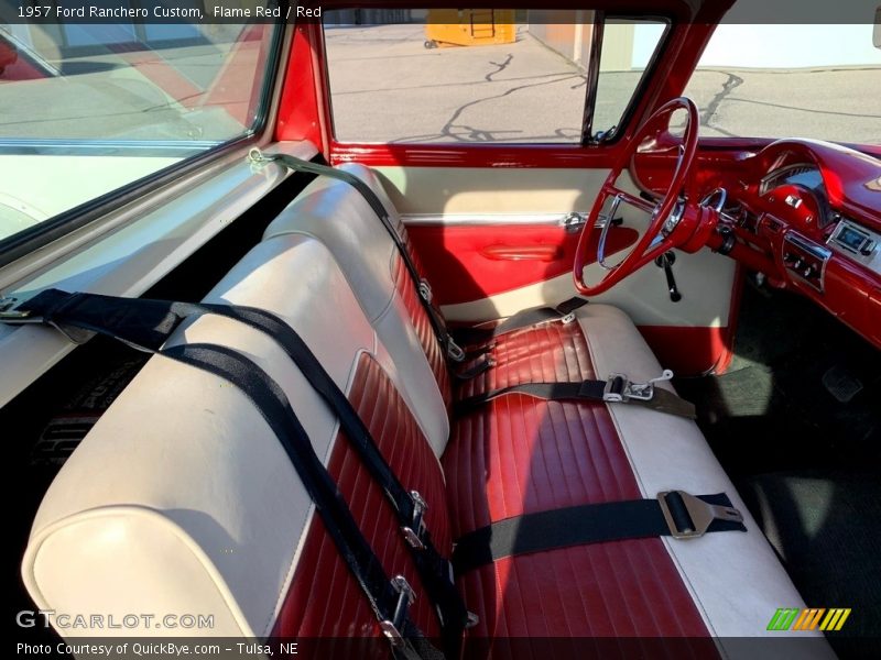 Front Seat of 1957 Ranchero Custom