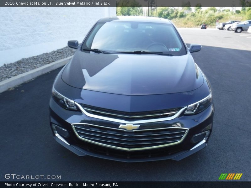 Blue Velvet Metallic / Jet Black 2016 Chevrolet Malibu LT