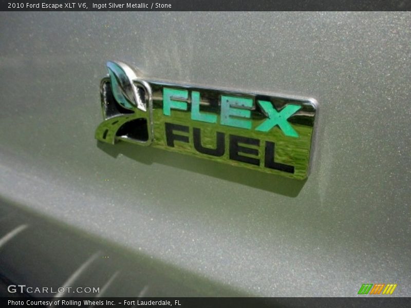Ingot Silver Metallic / Stone 2010 Ford Escape XLT V6