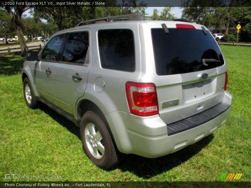 Ingot Silver Metallic / Stone 2010 Ford Escape XLT V6
