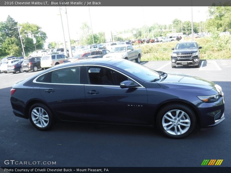 Blue Velvet Metallic / Jet Black 2016 Chevrolet Malibu LT