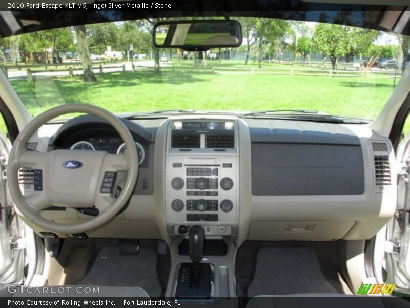 Ingot Silver Metallic / Stone 2010 Ford Escape XLT V6